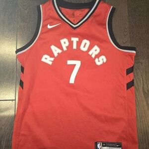 Toronto Raptors Kyle Lowry #7 Nike Youth NBA Swingman Jersey M Red Dri-Fit